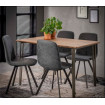Chaise de repas noir charbon