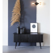 Black Sideboard Barbier by Zuiver