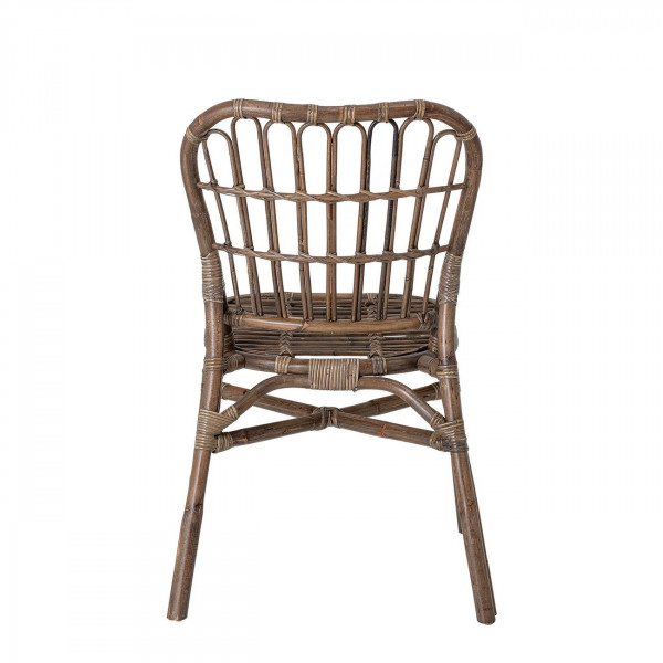 chaise repas Honeia rotin chez Bloomingville bois osie