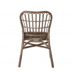 chaise repas Honeia rotin chez Bloomingville bois osie