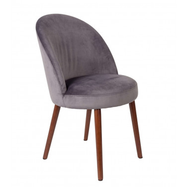 Grey Velvet dining chair Barbara Grey Velvet dining chair Barbara