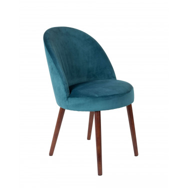 Blue Velvet dining chair Barbara