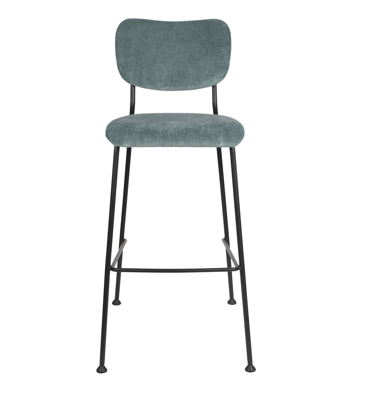 Tabouret de Bar Benson Zuiver bleu/gris