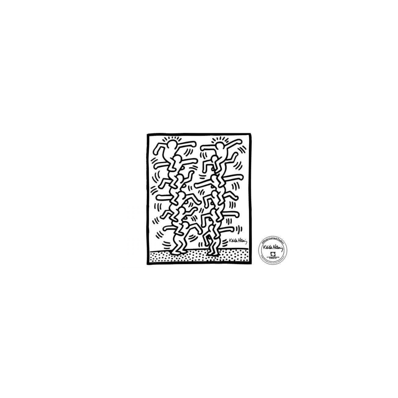 Keith Stack Comics Idées cadeaux Déco Two stack of figures Keith Haring