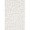 TEDDY - Chaise en tissu doudou blanc tissu