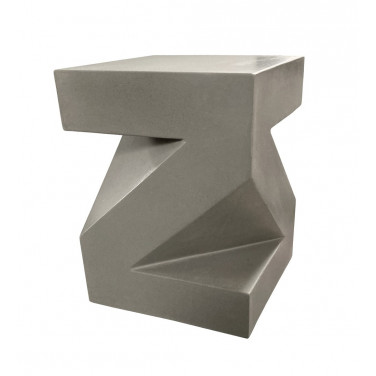 BETON - Hocker Z aus grauem Beton BETON - Hocker Z aus grauem Beton