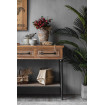 TOM - Console en bois et acier L 122
