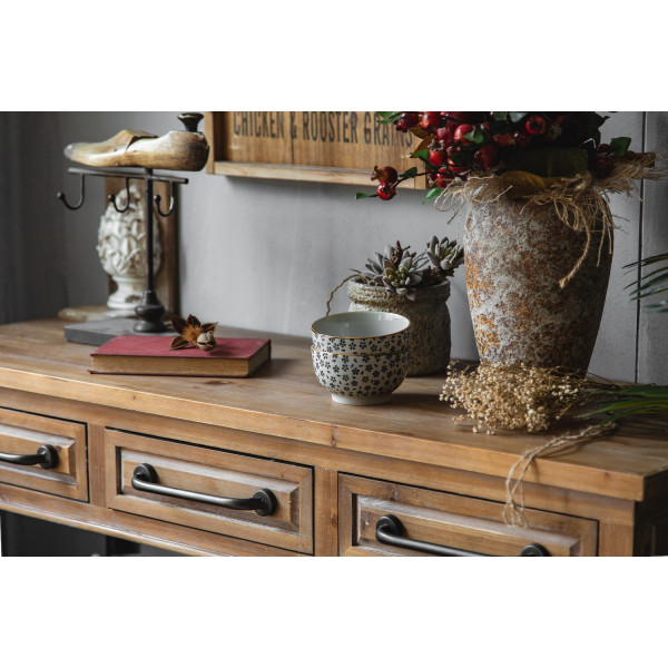 TOM - Console en bois et acier L 122