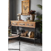 TOM - Console en bois et acier L 122