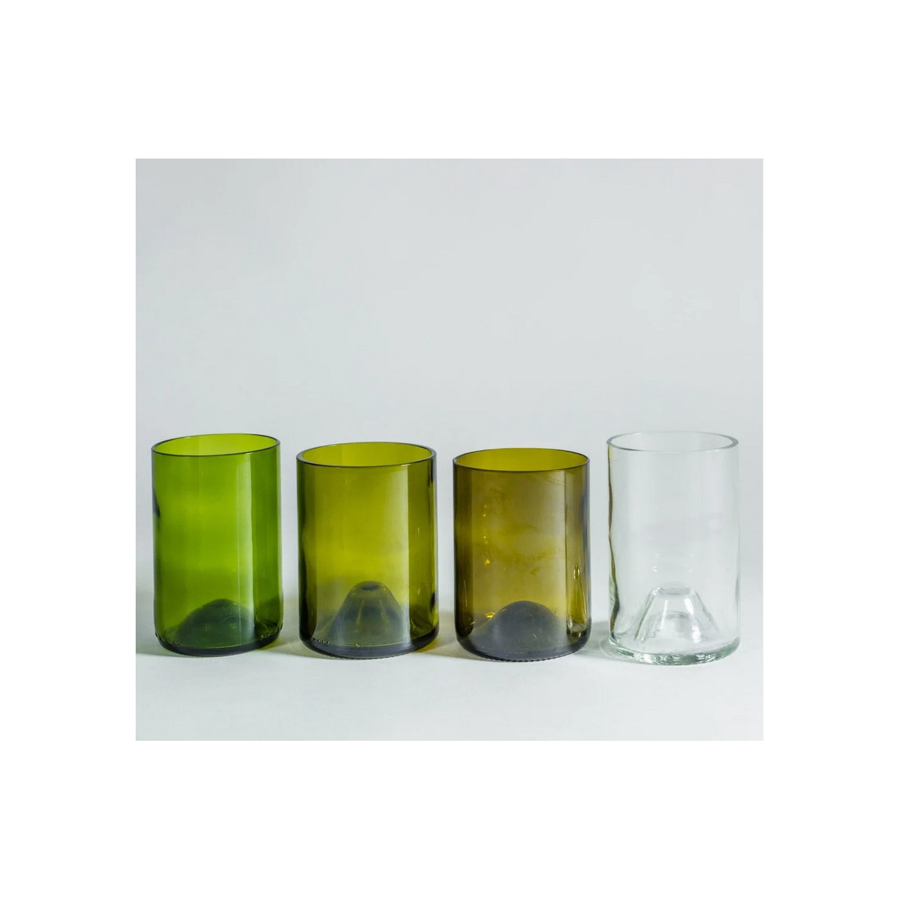 Lot De 4 Verres Highball Recyclés LSA Mia 590 Ml - Verres Coniques Pour Cocktails, Eau, Jus