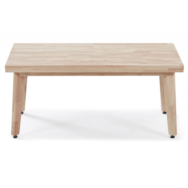 NORDIC - Table basse relevable bois clair L120