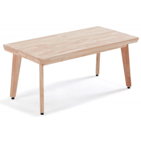 NORDIC - Niedriger Klapptisch aus hellem Holz L120