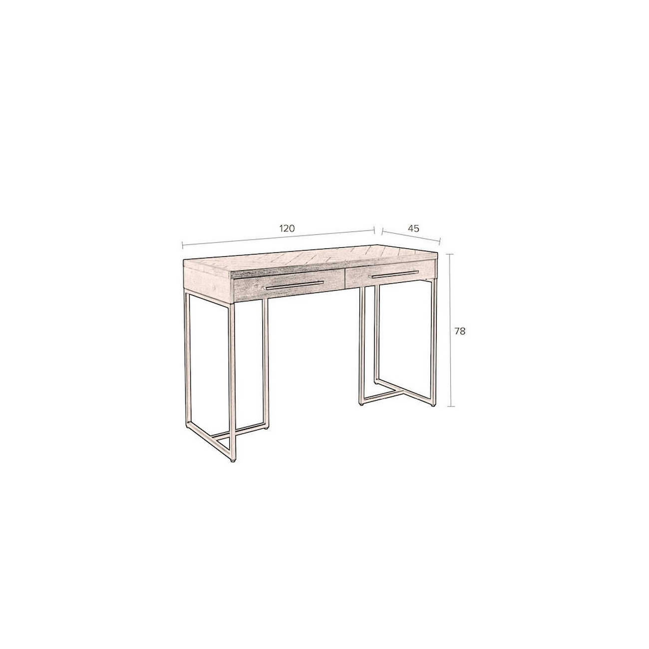 Console Class Dutchbone 120 cm