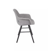 ALBERT KUIP SOFT - Grey design armchair