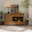 Farmer sideboard in natural wood 151 cm