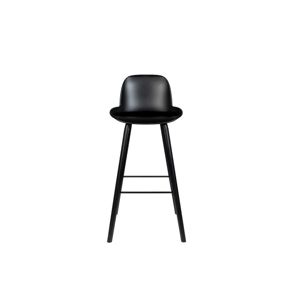 ALBERT KUIP - Lot de 2 tabourets de bar en polypropylène noir