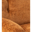 MEMENTO - Camel brown velvet armchair