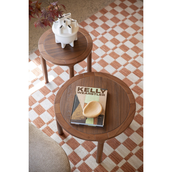 STORM - Table d'appoint en bois de frêne D 45