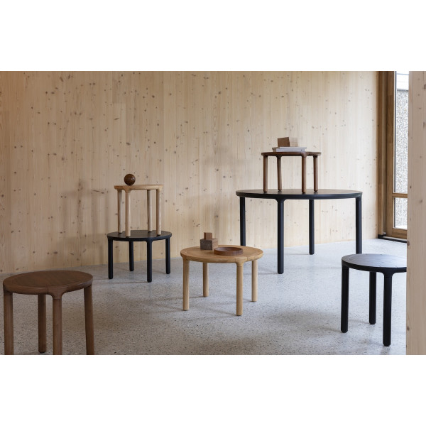 STORM - Table d'appoint en bois de frêne D 45