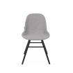 ALBERT KUIP SOFT - Lot de 2 chaises tissu gris