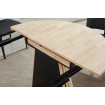 Mesa de comedor redonda extensible de madera, 120, 160, 200 cm, LANDIA