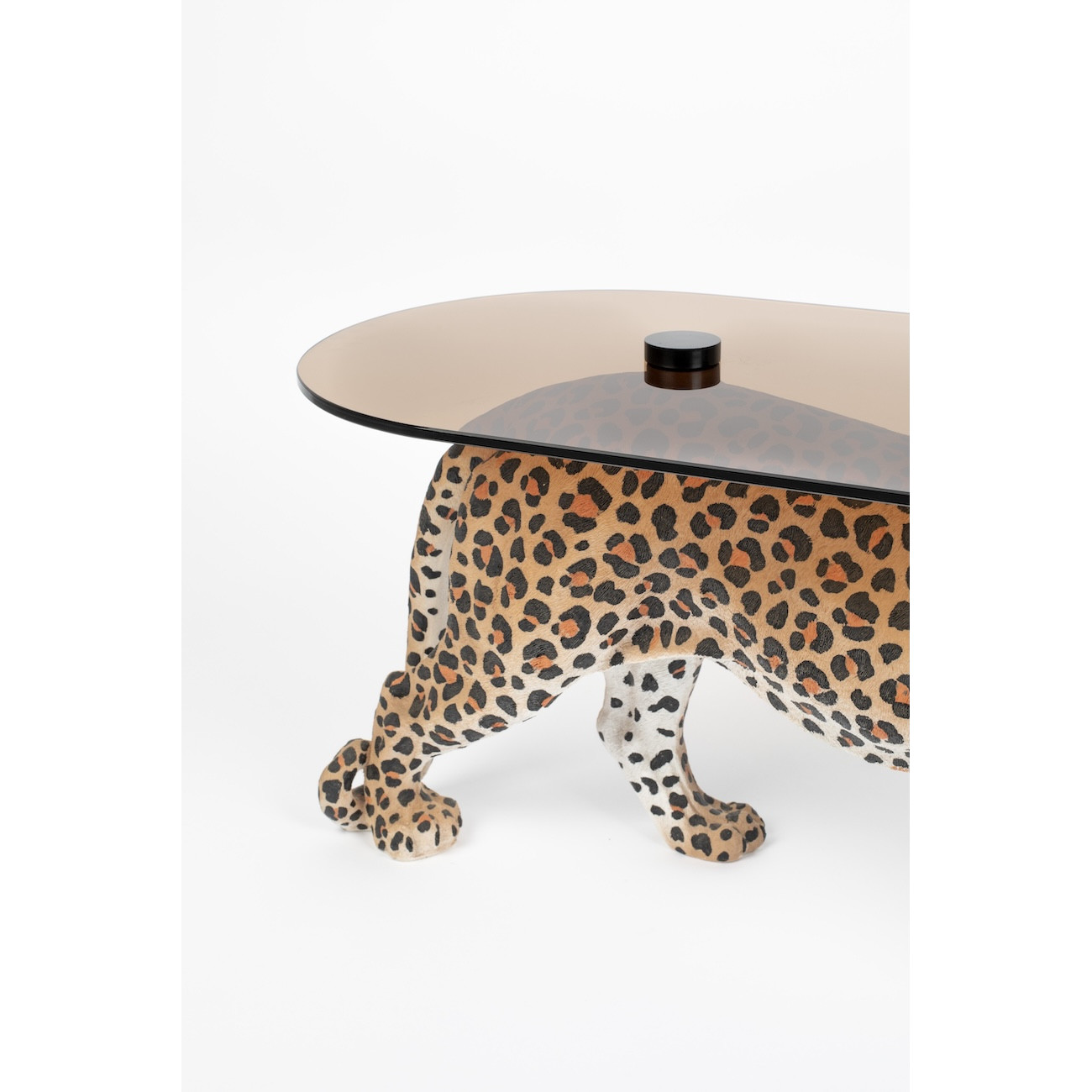 Oval leopard coffee table - DOPE AS HELL