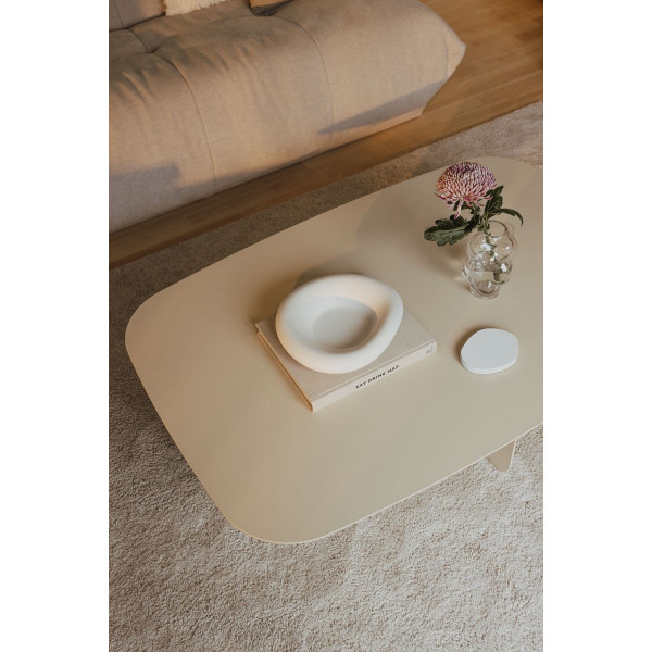 table-basse-acier-beige