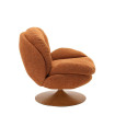 MEMENTO armchair in mottled brown fabric
