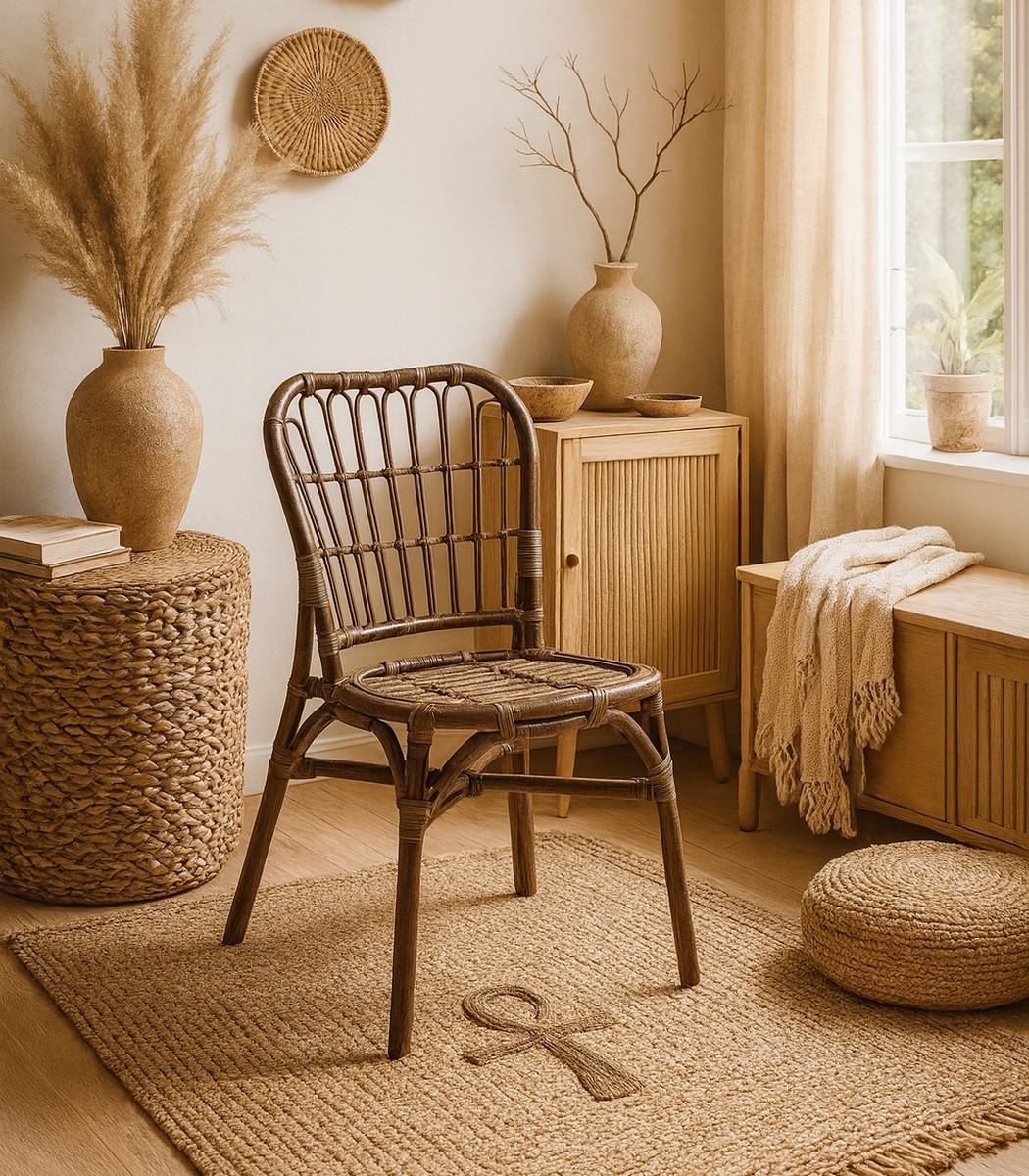 chaise rotin cosy