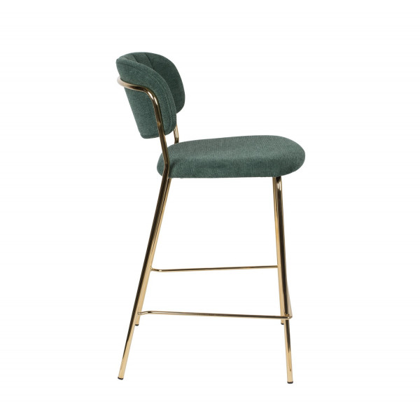 tabouret bar art deco vert
