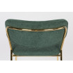 chaise bar vert or