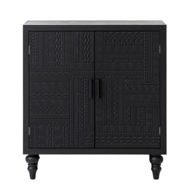 Small sideboard / chest of drawers with carved front
