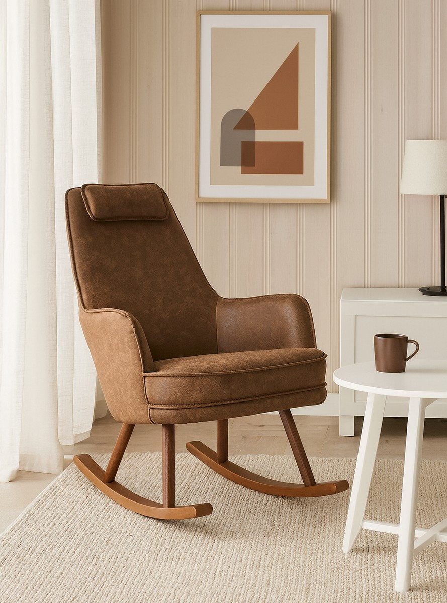 Rocking Chair Bourbon Brown