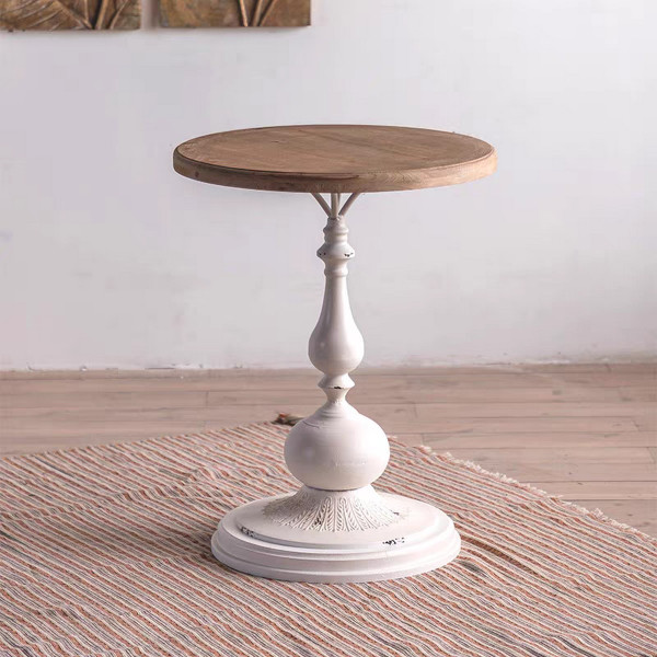 Tavolino bianco, altezza 65 cm
