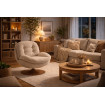 Fauteuil original Memento rond et confortable