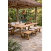 Table avec banc assorti