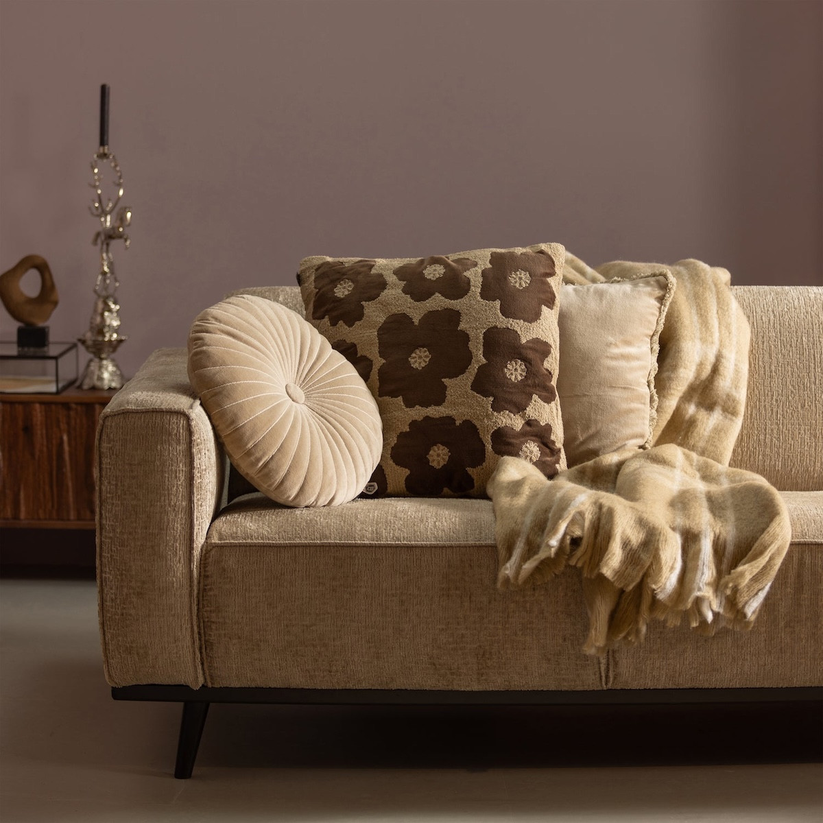 Canape 3 places beige STATEMENT