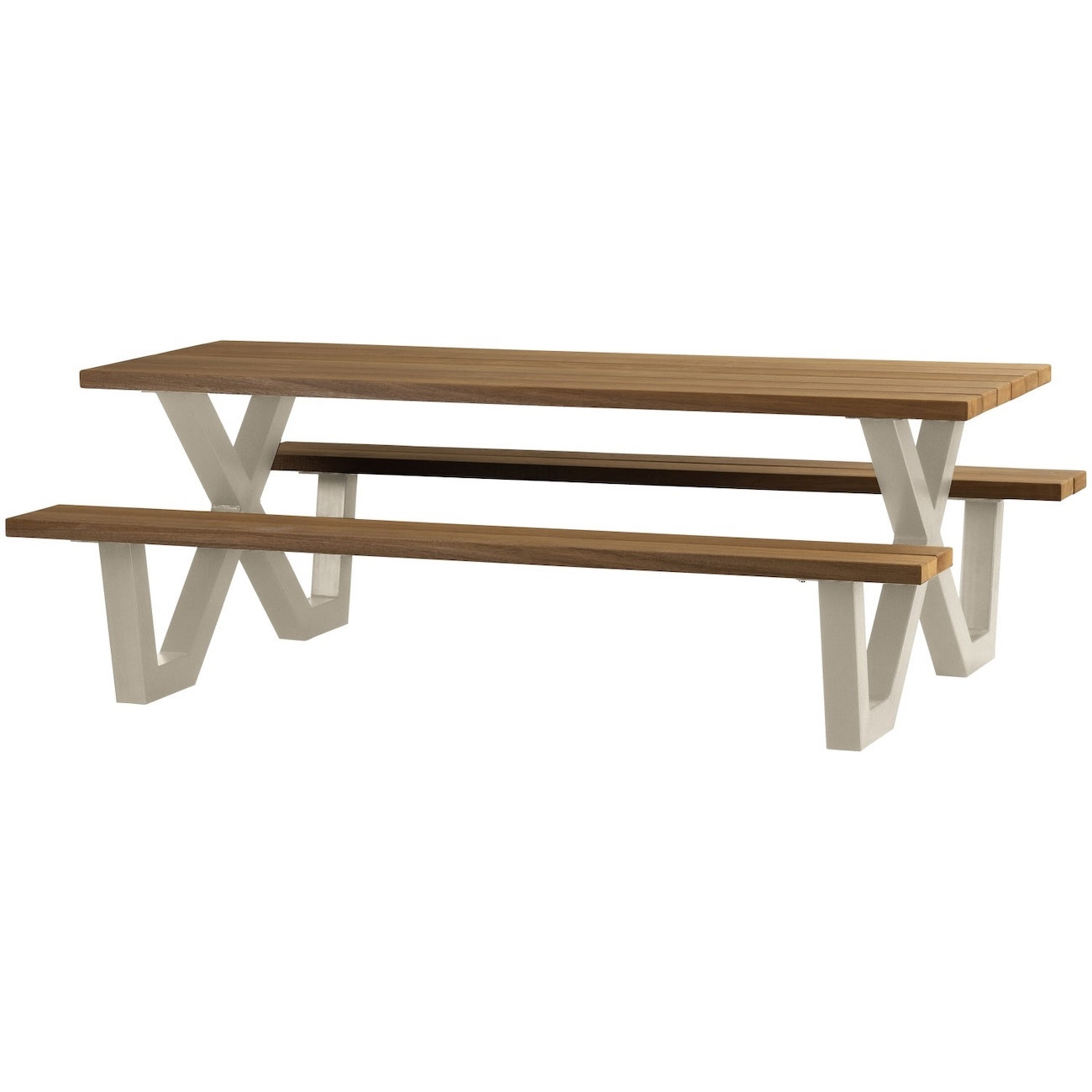 TABLO - Table picnic pied beige L206