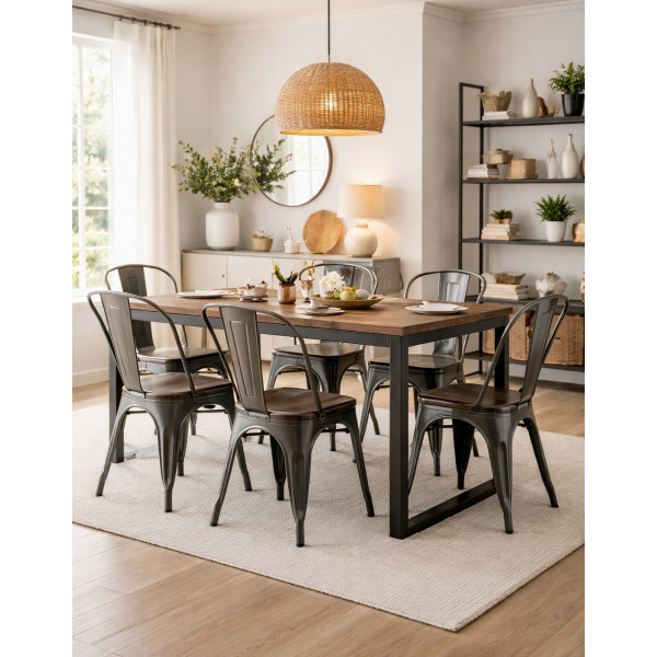 Ensemble repas pour 6 personnes