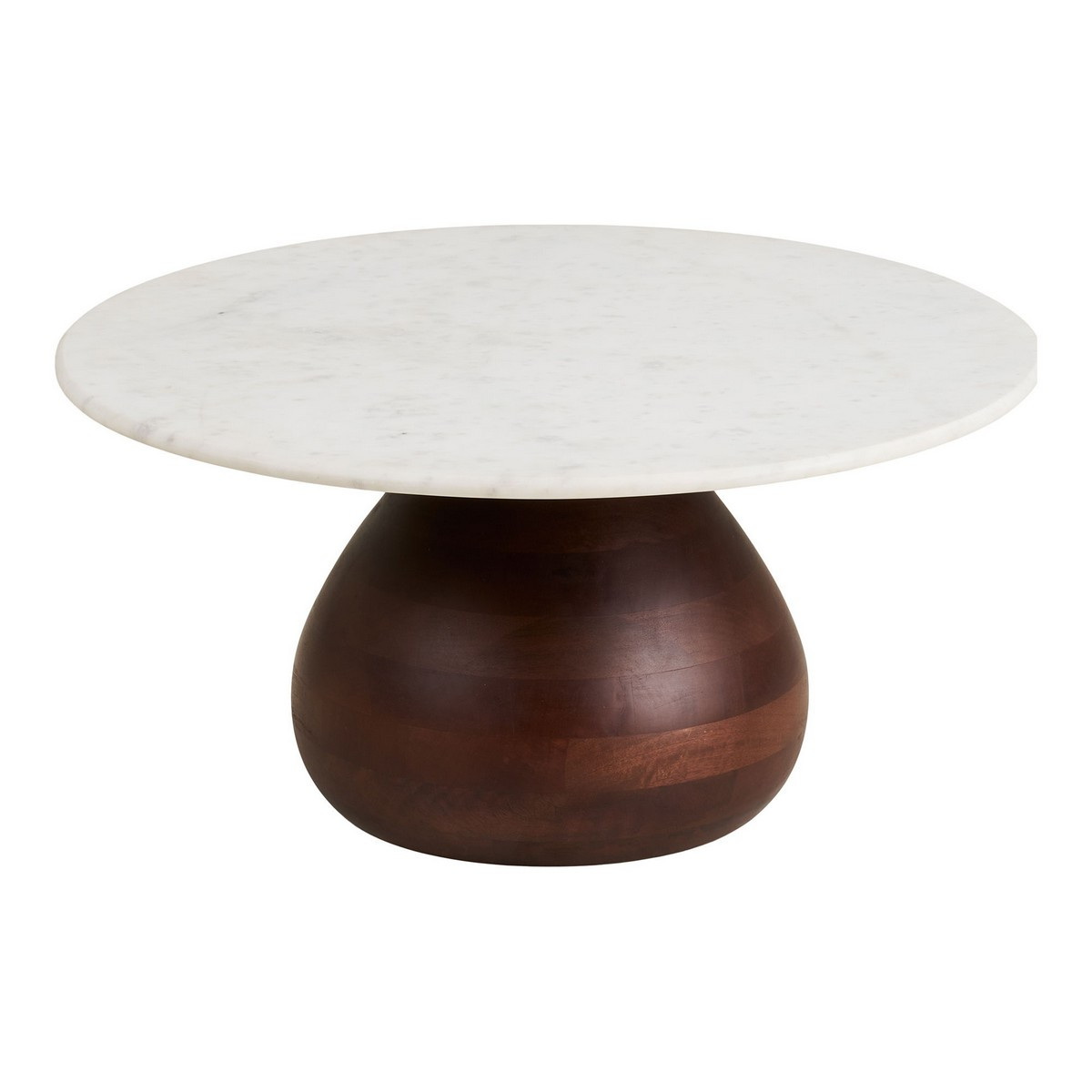 Table basse avec plateau en marbre