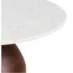 Table avec plateau en marbre