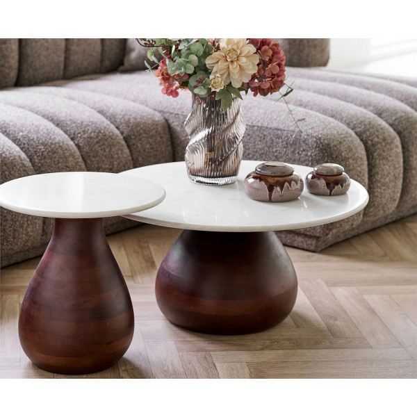 Set de 2 tables Heide