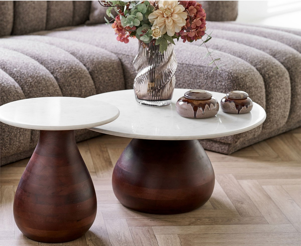 Set de 2 tables Heide