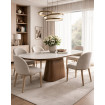 table repas ovale moderne