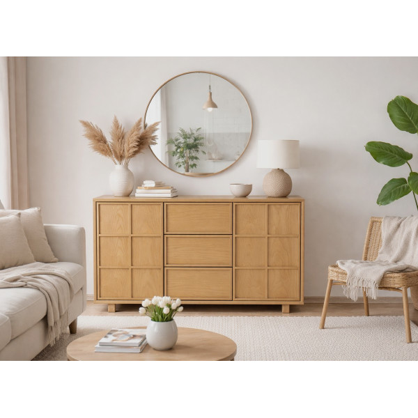 buffet bois scandinave 120 raster