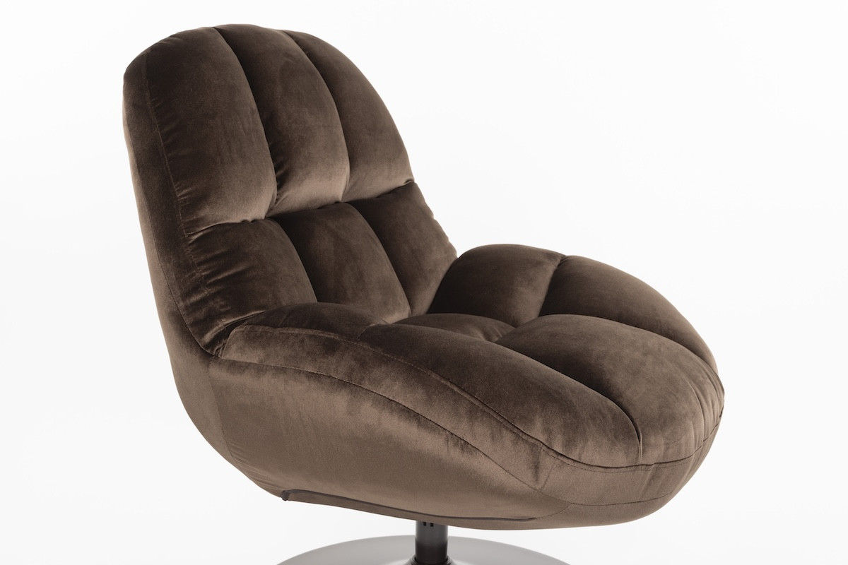 Fauteuil en velours doux