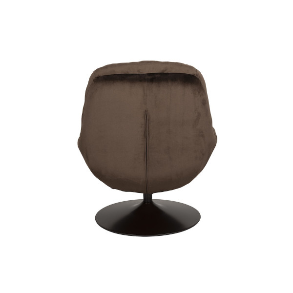 Fauteuil marron chaud