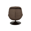 Fauteuil marron chaud