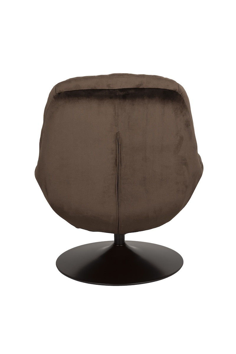 Fauteuil marron chaud