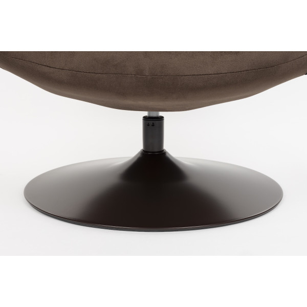 Fauteuil avec pied pivotant rond